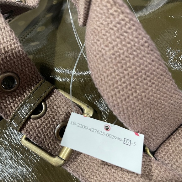 FREE PEOPLE Off The Record Carryall Green New With Tags Purse Holdall Bag - Picture 9 of 9